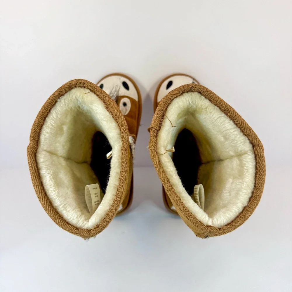Kids Lazy One Horse Slipper Boots | UGG Style Animal Boots, Cozy Winter Novelty